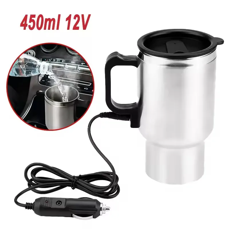 Outdoor Camping Kettle - Электрический автомобильный чайник 12В 450 мл,