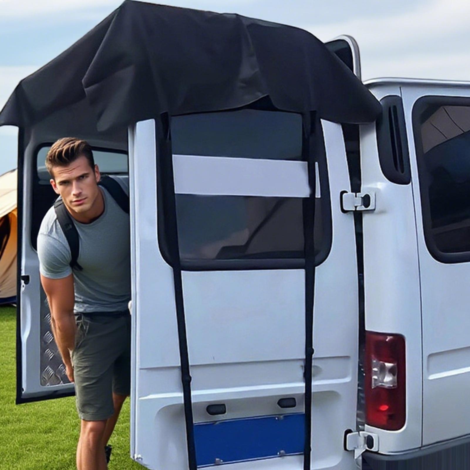 Outdoor Indoor Camping - Защитный тент для задней двери автодома,