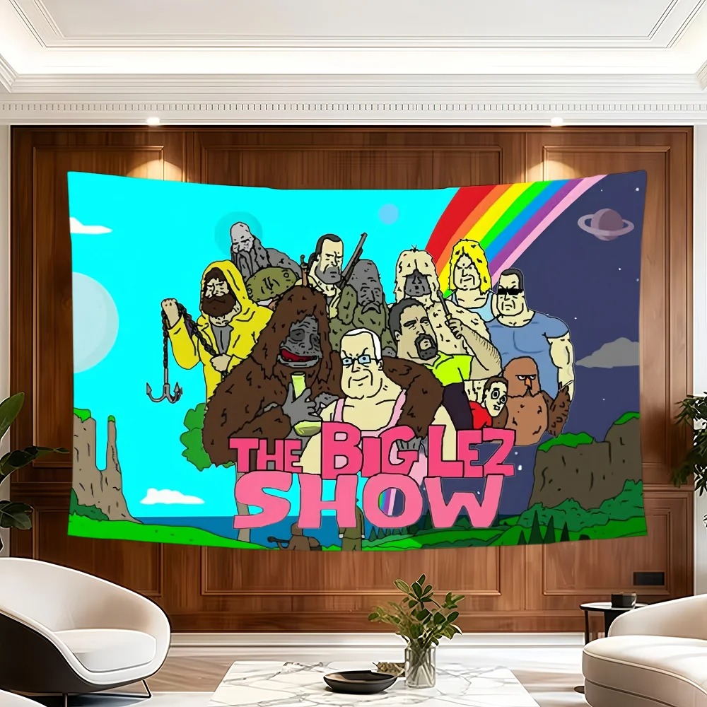 Outdoor Camping Show - Мультяшный флаг The B-Big Lez S-Show,