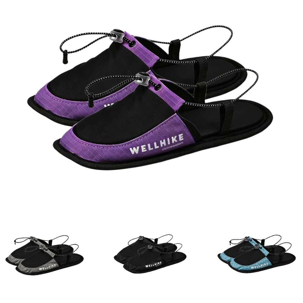 Outdoor Camping Slippers - 1 пара нескользящих дорожных тапочек, ультралегкие,