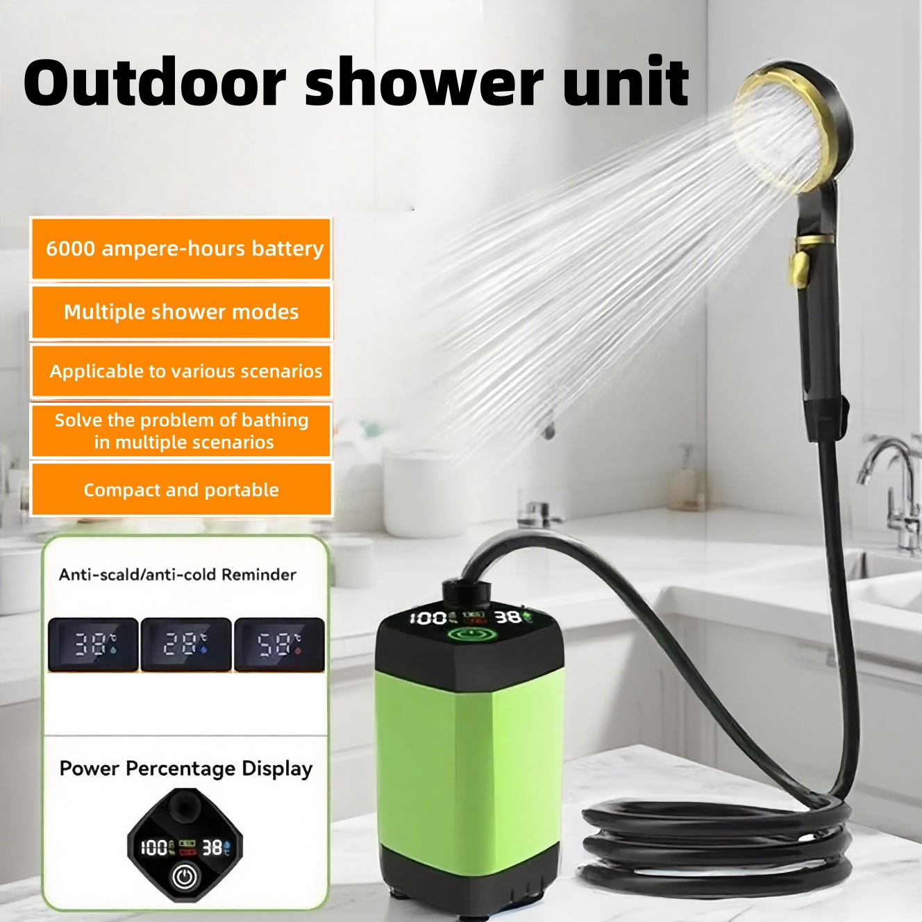Outdoor Camping Showers - Портативный электрический душ для улицы с
