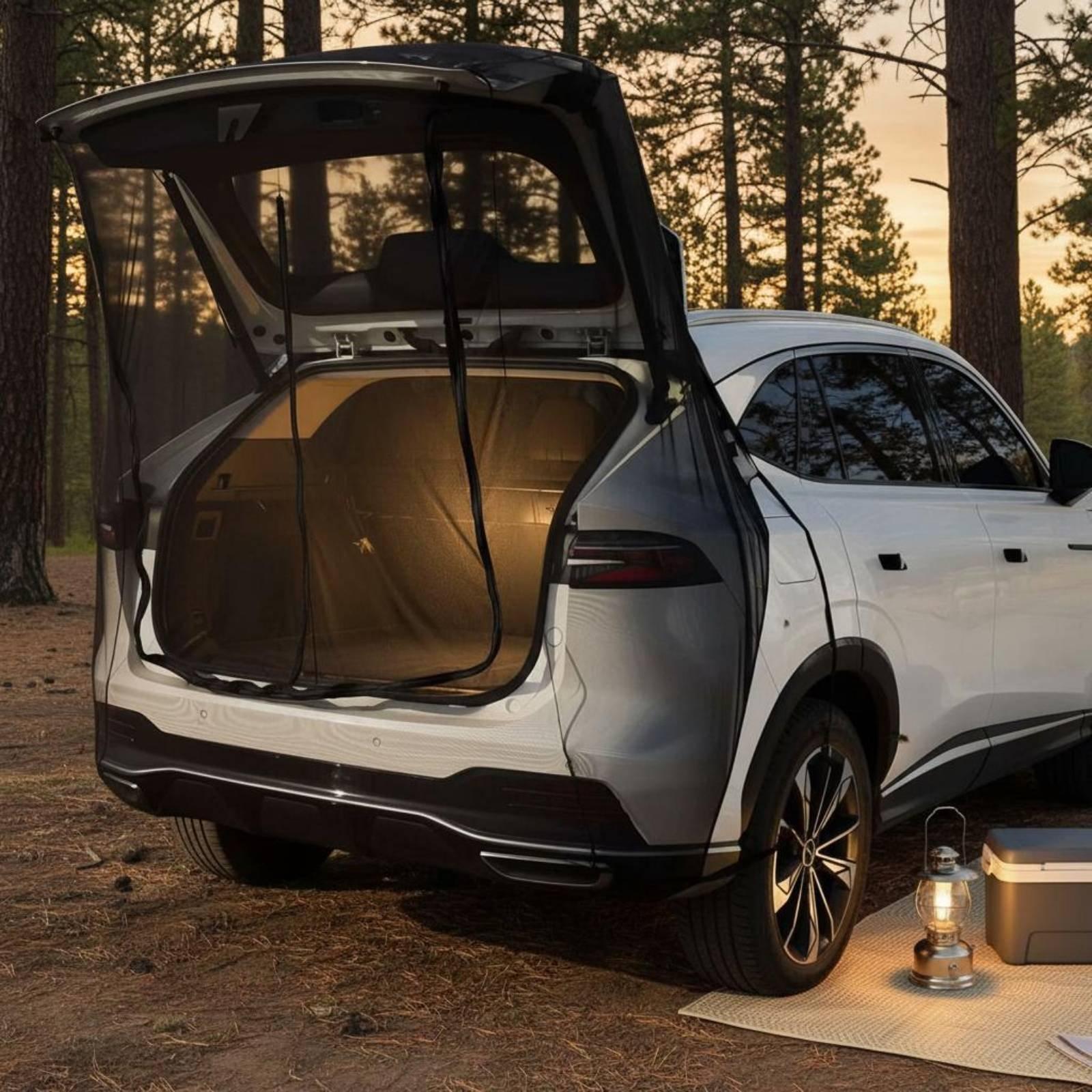 Outdoor Indoor Camping - Сетка-тент на заднюю дверь автомобиля, противомоскитная