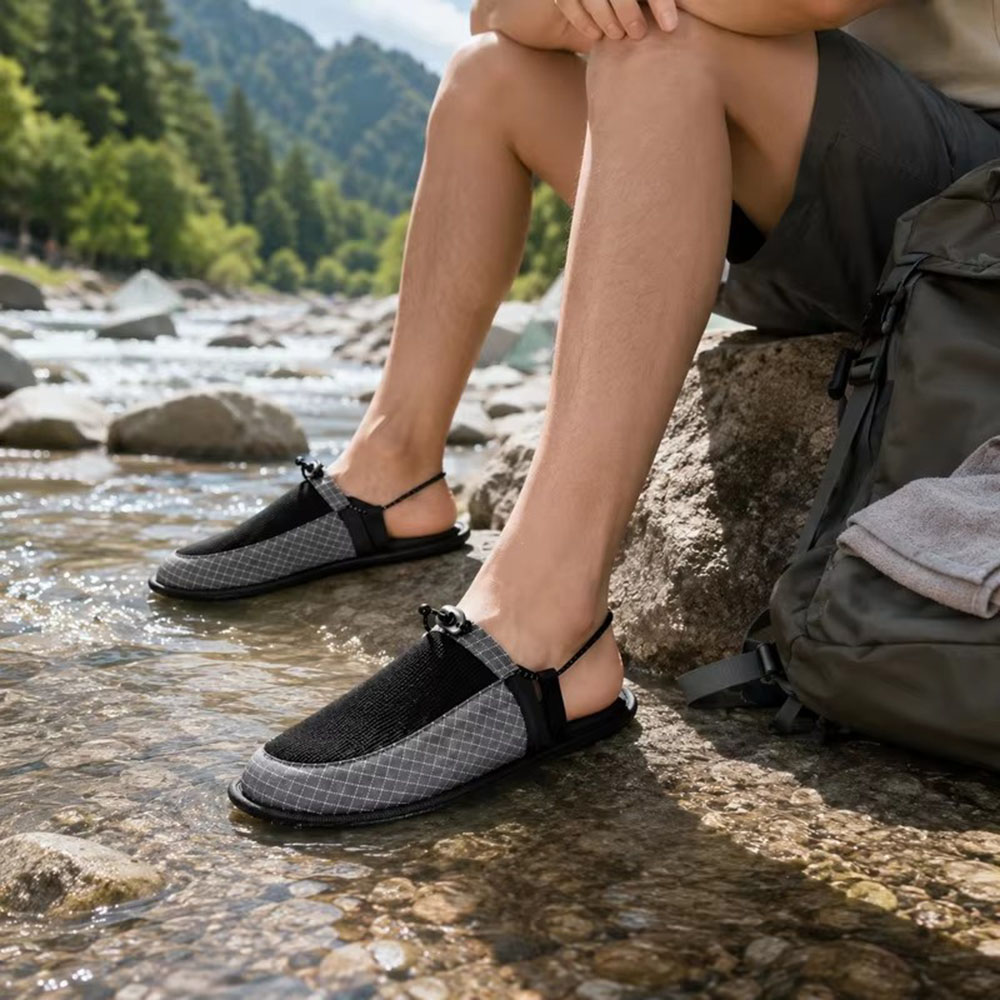 Outdoor Camping Slippers - Складные быстросохнущие водные тапочки, нескользящие, для