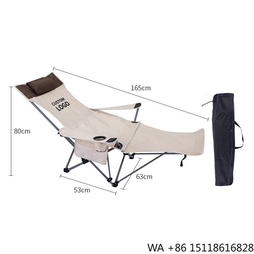 Outdoor Camping Chairs Folding - Портативное складное кресло-шезлонг, легкое, регулируемое, для