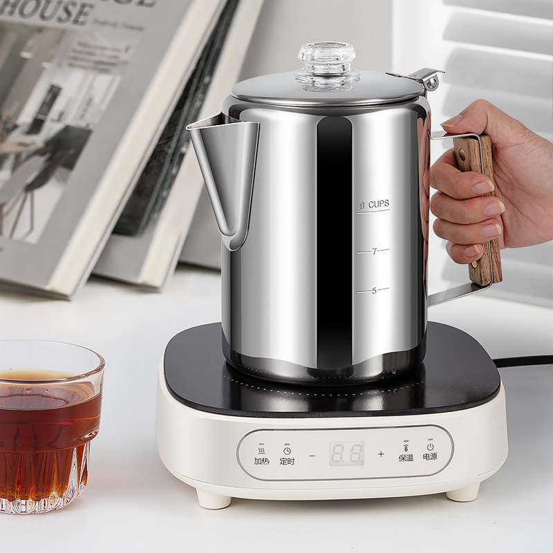 Camp Percolator Coffee - Кофейник-чайник из нержавеющей стали для кемпинга,