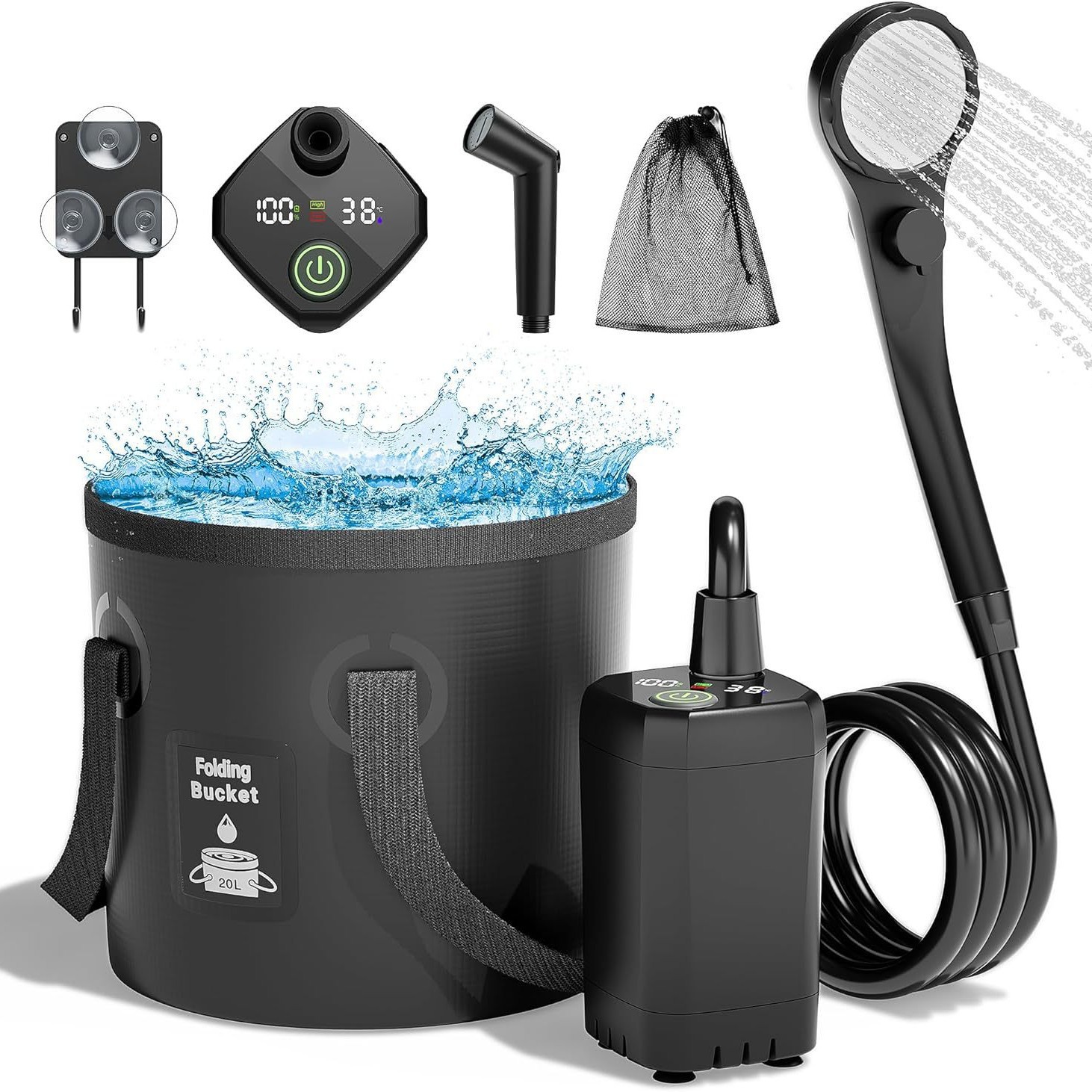 Портативный электрический душ  – обзор и цена Outdoor Camping Showers