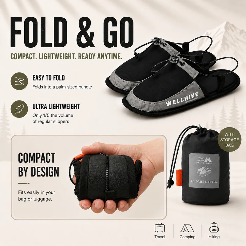 Быстросохнущие туристические т – обзор и цена Outdoor Camping Slippers