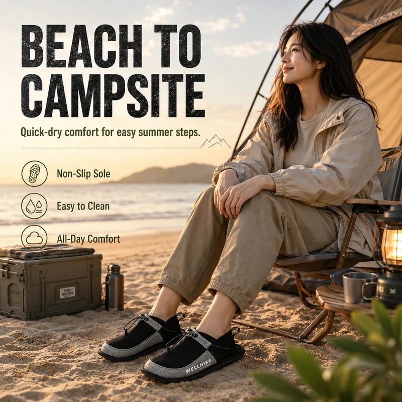 Быстросохнущие туристические т – обзор и цена Outdoor Camping Slippers