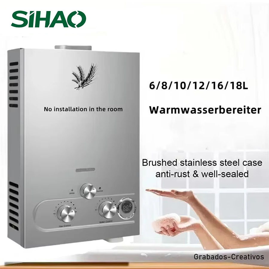 SIHAO 12L 16L 18L GPM LPG Газ  – обзор и цена Outdoor Camping Water Heater