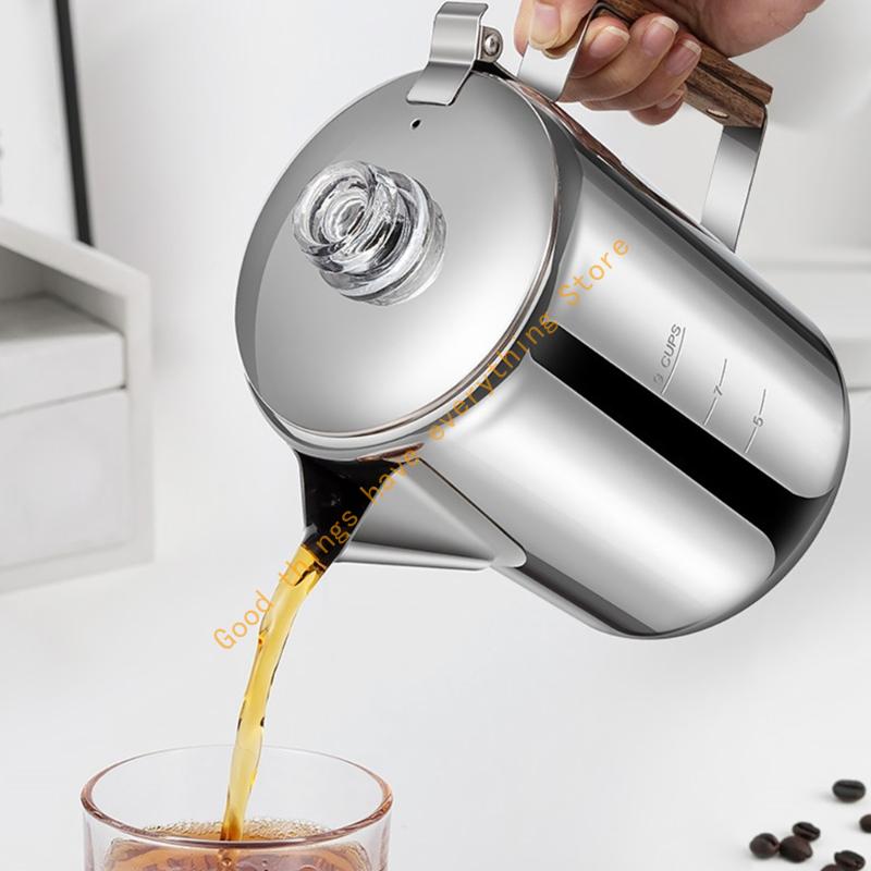 Прочная нержавеющая стальная п – обзор и цена Camp Percolator Coffee