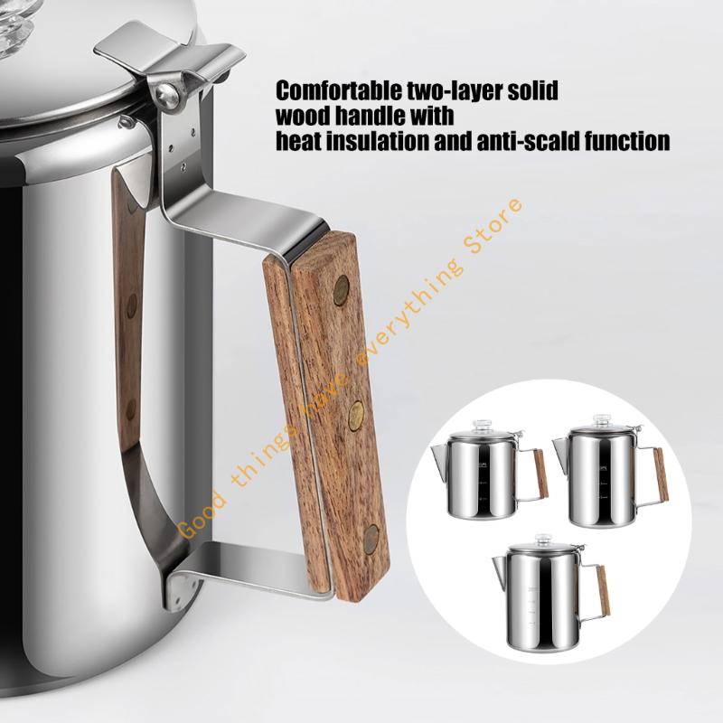 Прочная нержавеющая стальная п – обзор и цена Camp Percolator Coffee