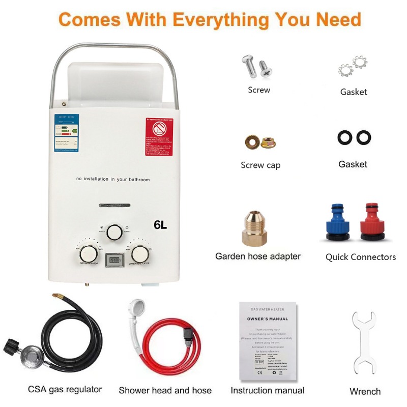 Наружный водонагреватель для а – обзор и цена Outdoor Camping Water Heater