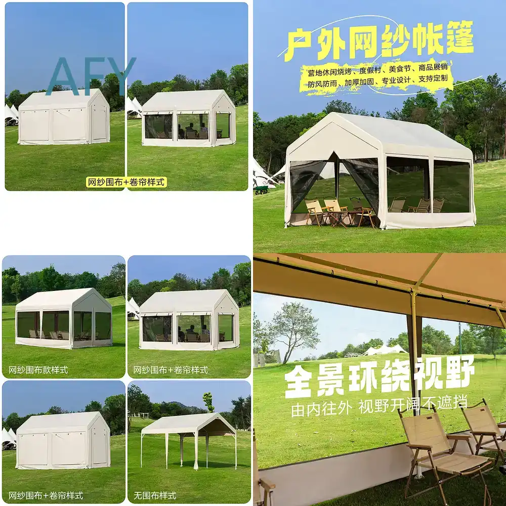 Дышащая летняя палатка-пергола – обзор и цена Outdoor Camping Van Tent