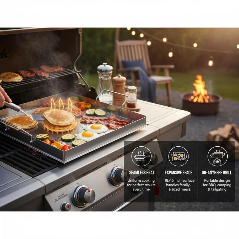 Универсальная плоская сковород – обзор и цена Outdoor Camping World