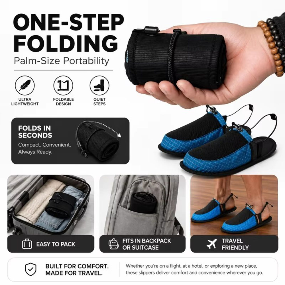 Складные быстросохнущие водные – обзор и цена Outdoor Camping Slippers