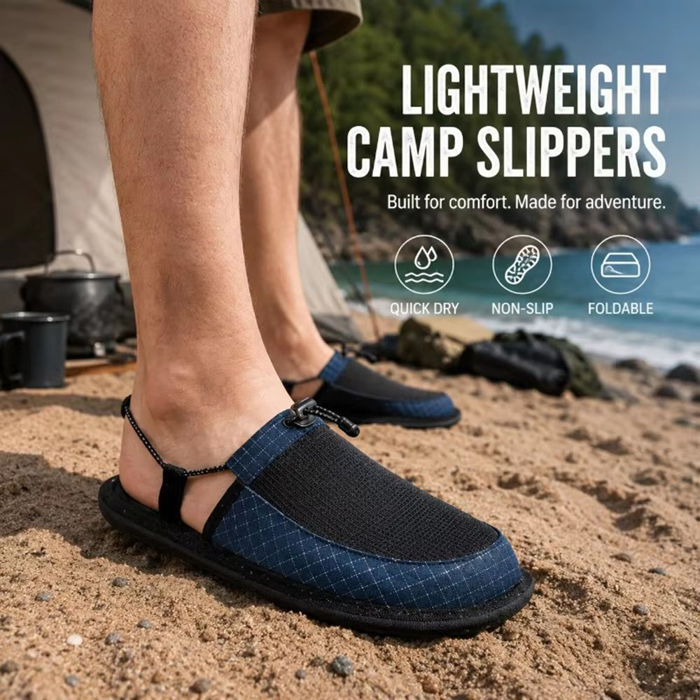Складные быстросохнущие водные – обзор и цена Outdoor Camping Slippers