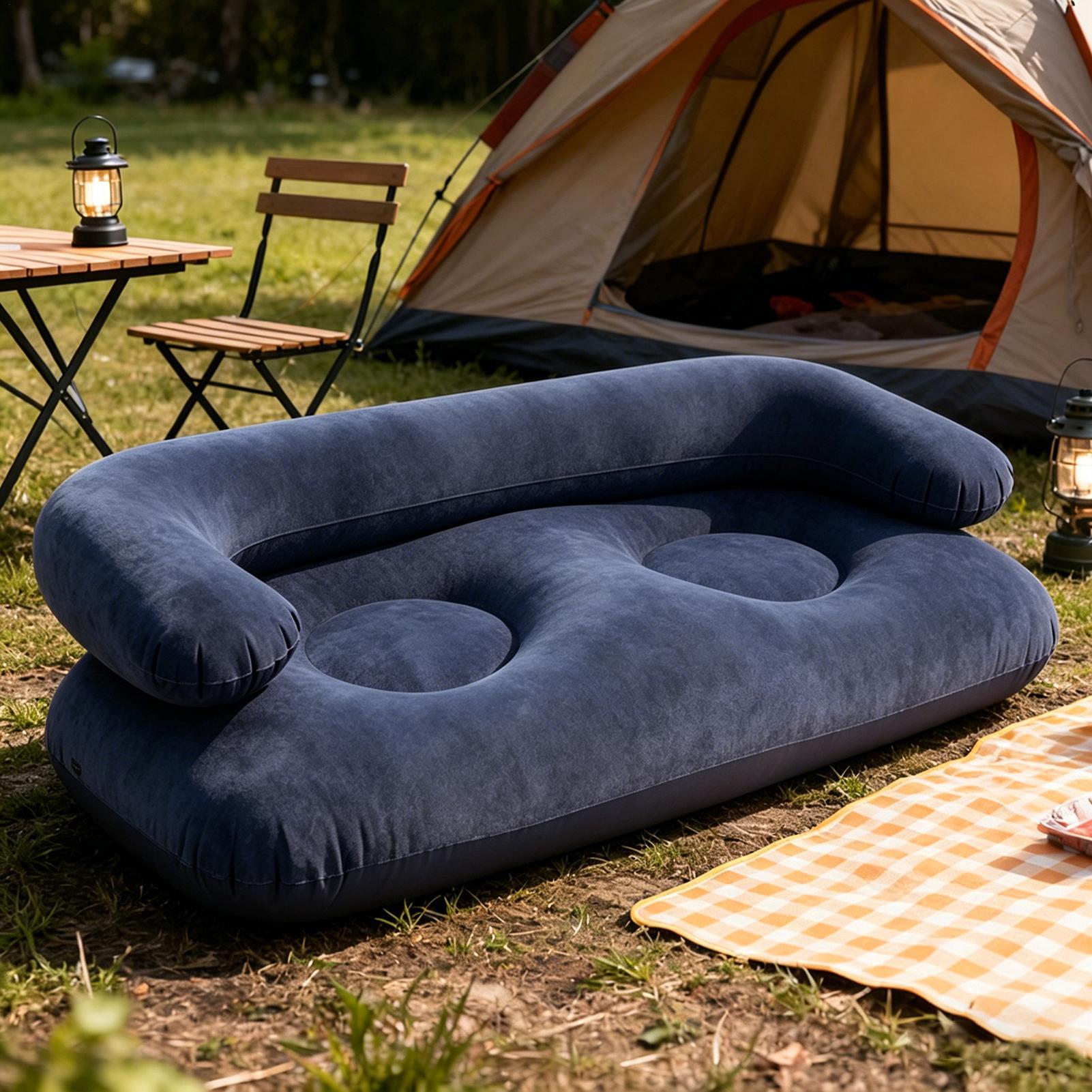 Надувной двухместный диван-кро – обзор и цена Outdoor Indoor Camping