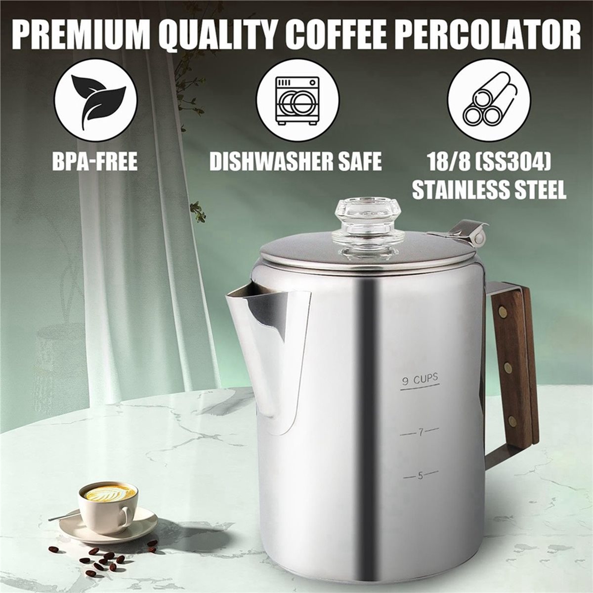 Совместимые кофеварки для плит – обзор и цена Camp Percolator Coffee
