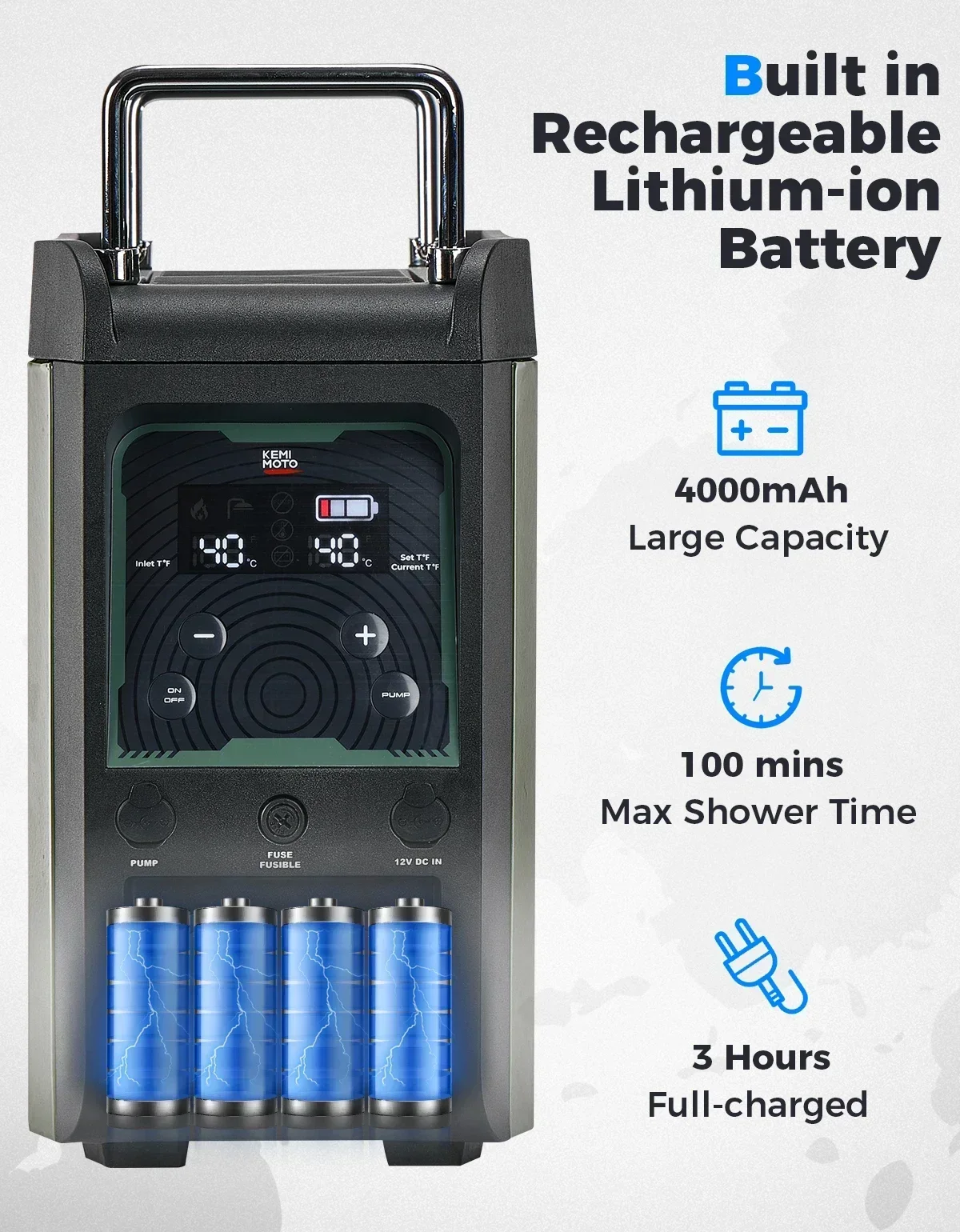 Портативный душ-водонагревател – обзор и цена Outdoor Camping Water Heater