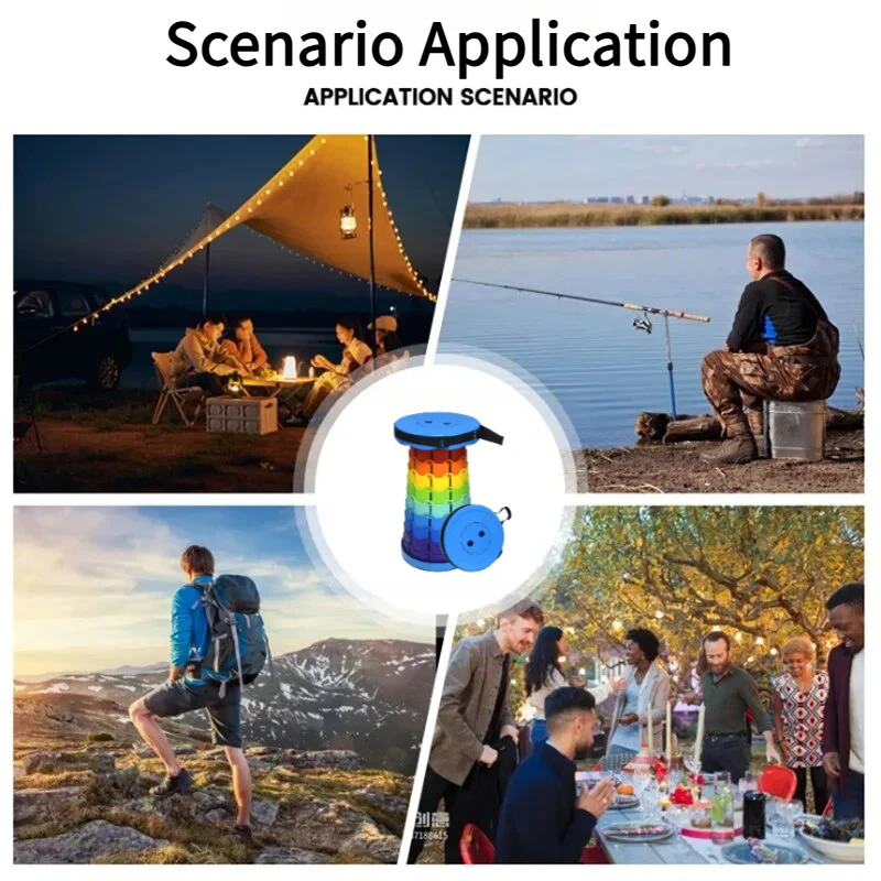 Радужный телескопический склад – обзор и цена Outdoor Camping And Fishing