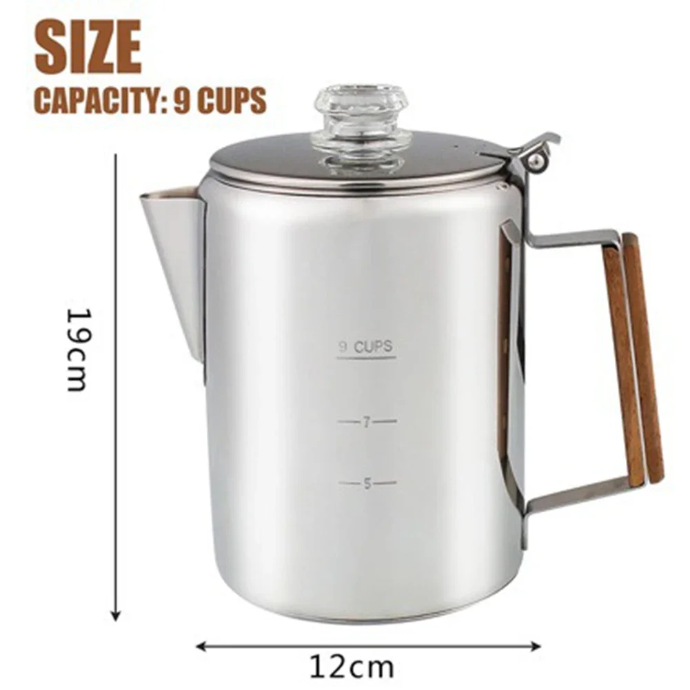 9-чашковая кофеварка, кофеварк – обзор и цена Camp Percolator Coffee