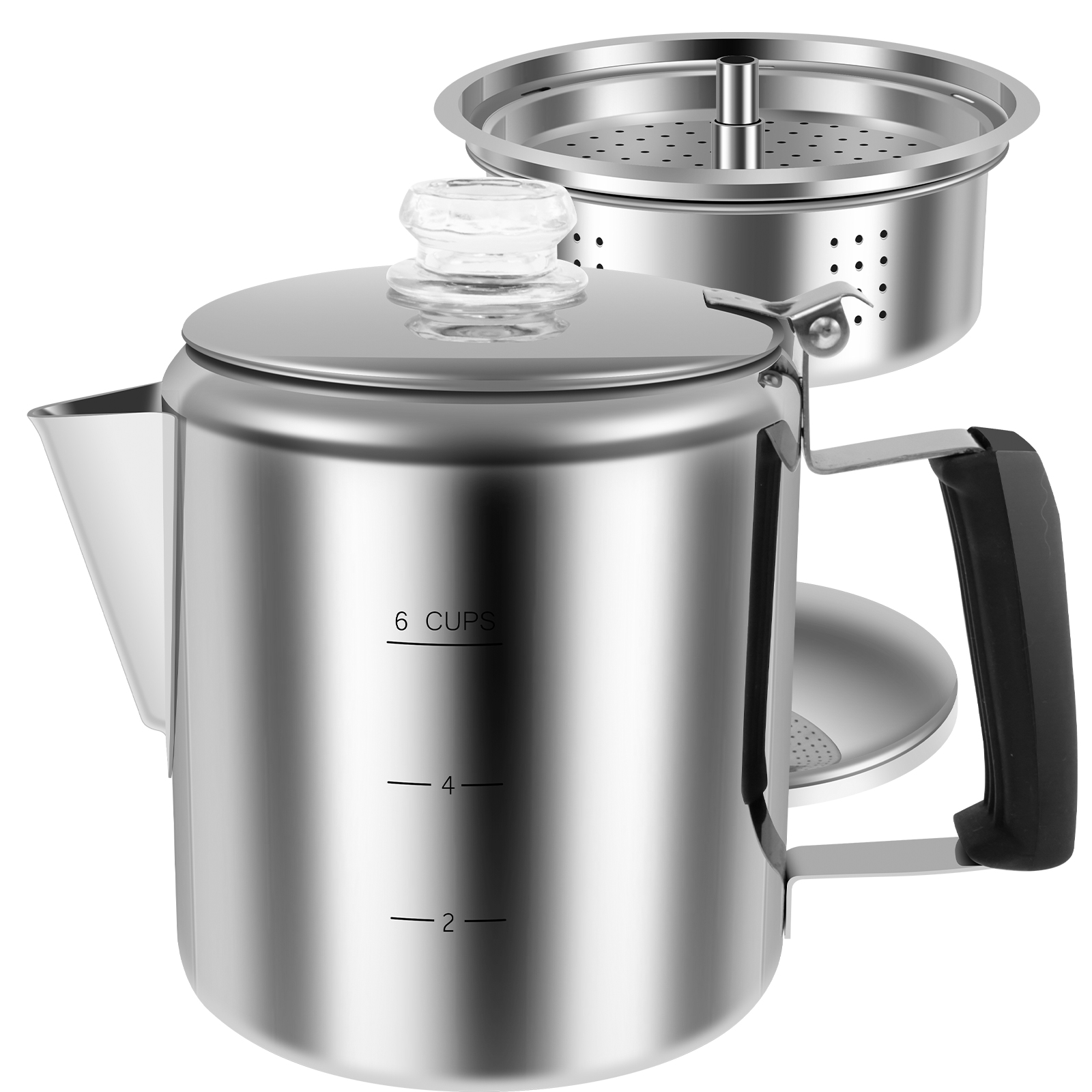 Кофейник из нержавеющей стали  – обзор и цена Camp Percolator Coffee