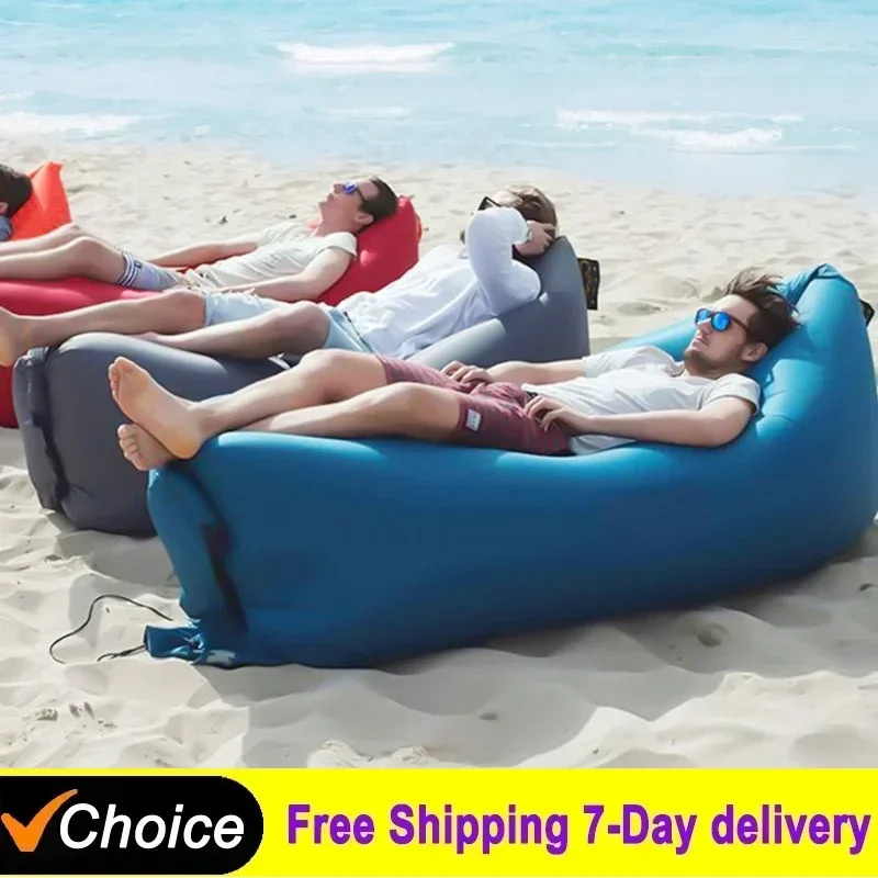 Надувной портативный диван для – обзор и цена Outdoor Camping Hammock Chair