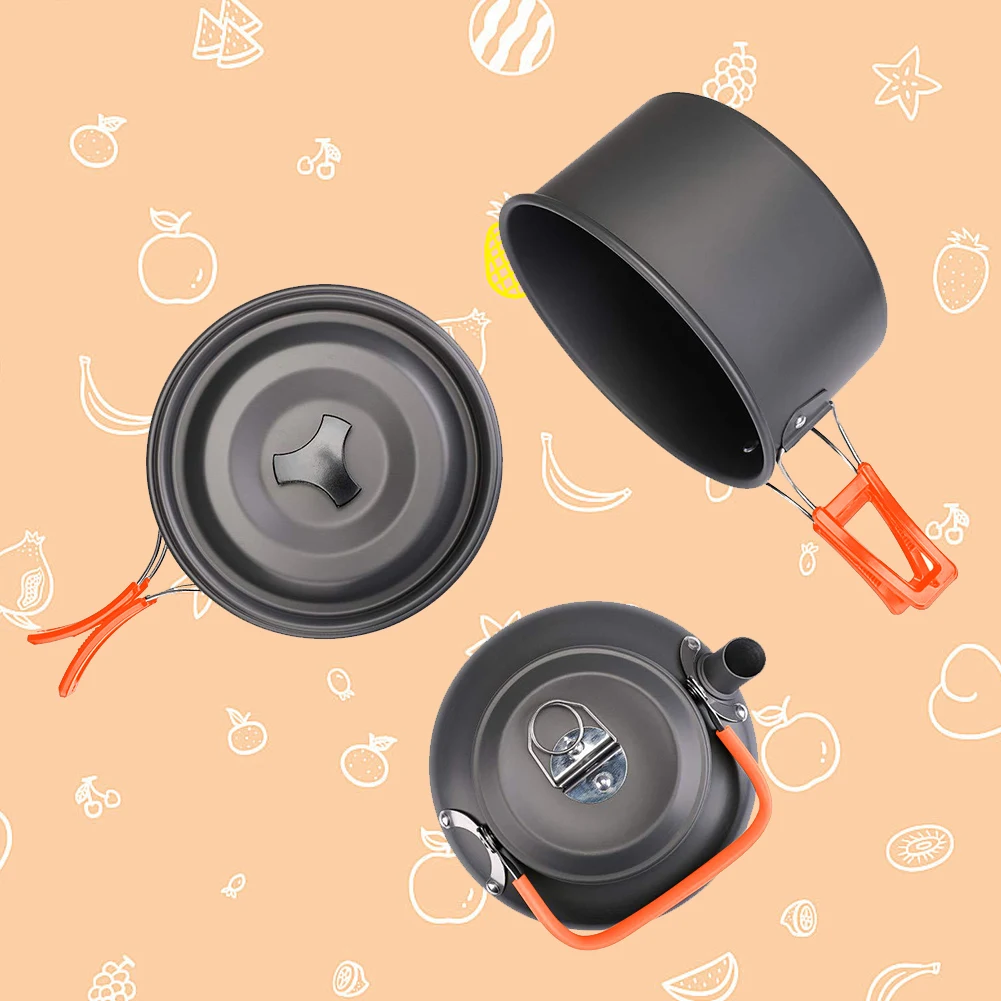 Набор походной посуды: чайник, – обзор и цена Outdoor Camping Kettle