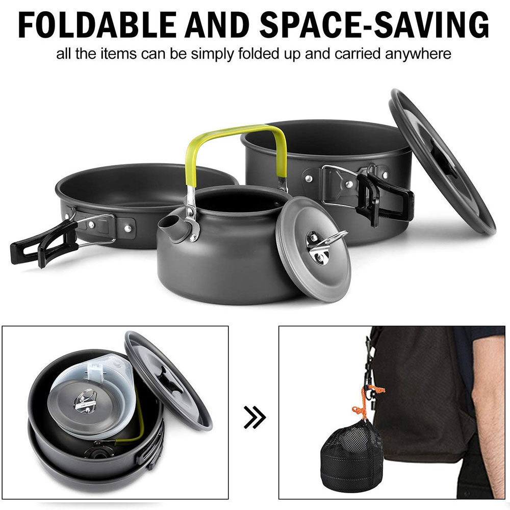 Набор походной посуды из алюми – обзор и цена Outdoor Camping World