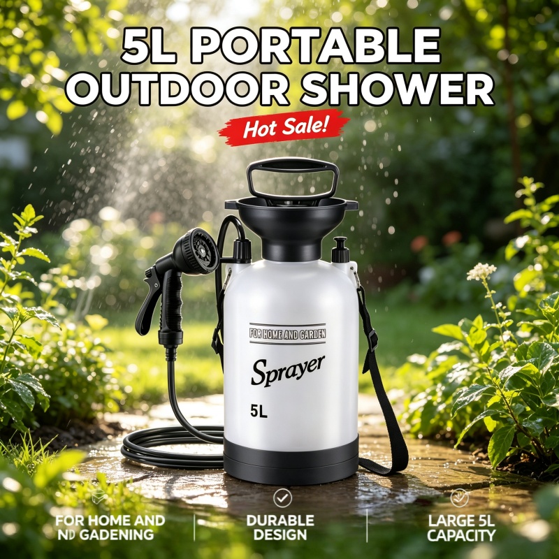 Портативный душ для кемпинга 5 – обзор и цена Outdoor Camping Showers