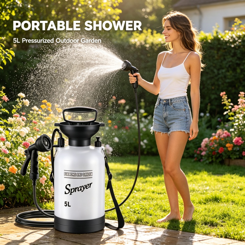 Портативный душ для кемпинга 5 – обзор и цена Outdoor Camping Showers