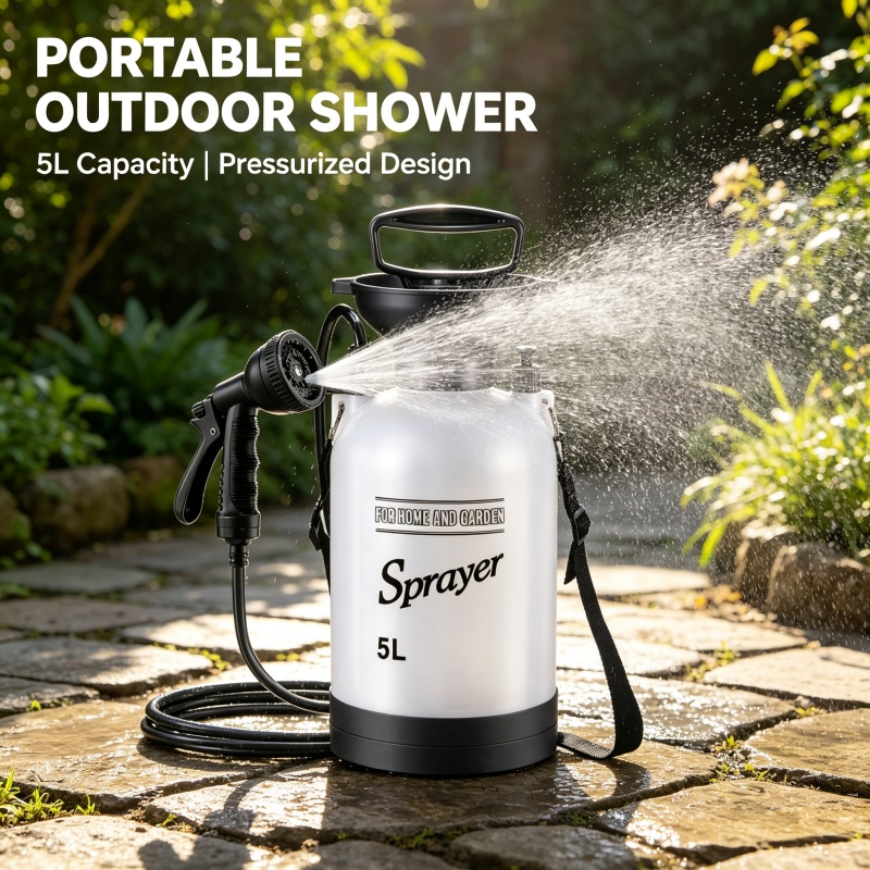 Портативный душ для кемпинга 5 – обзор и цена Outdoor Camping Showers